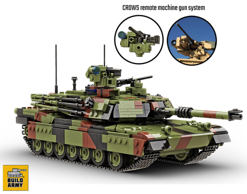 Buildarmy USA M1A2 Abrams Main Battle Tank Brick Model Building Block 1376pcs - Picture 6 of 7