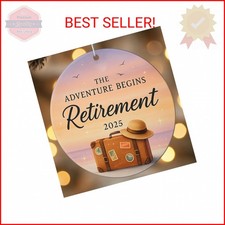 Retirement Ornament 2025, Retired Ornaments, Retirement Gift for Women Men Teach