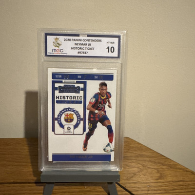 2019-20 Panini Chronicles Contenders Historic Rookie Ticket Neymar Jr Barcelona 