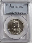 US 1961 50C Silver coin PCGS MS64FBL j5