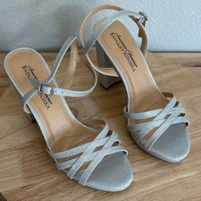 American Glamour Badgley Mischka Womens Kyleen Heeled Sandals new 6