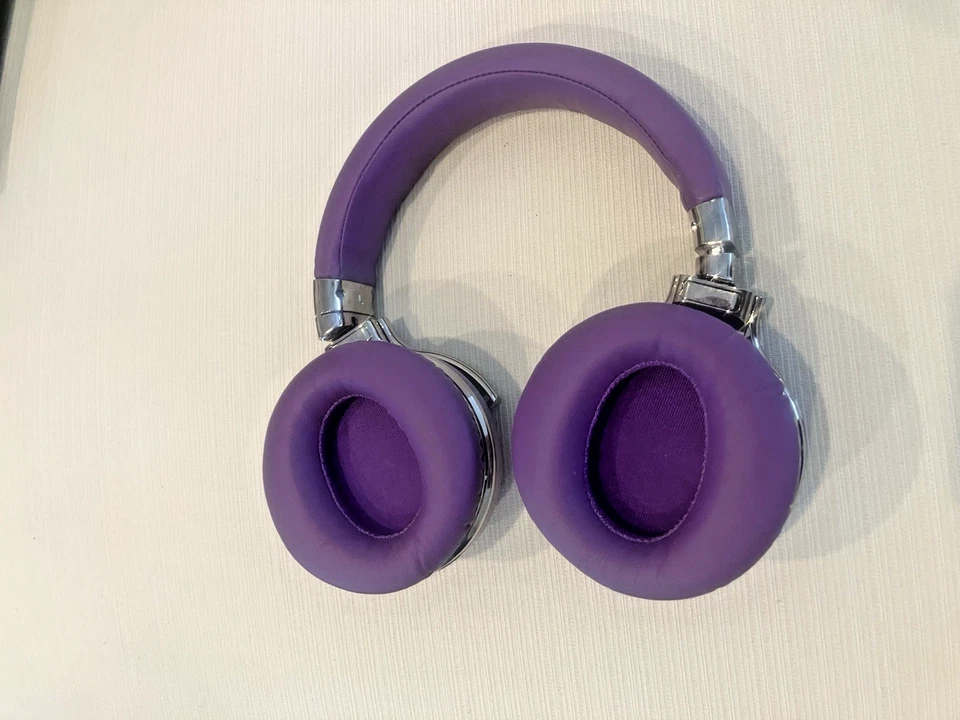 Auriculares sobre la oreja Cowin E7 con cancelación activa de ruido Bluetooth púrpura Foto 3 de 4