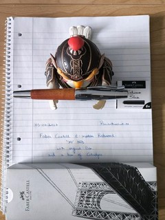 Pluma Estilográfica Faber Castell E Motion Fountain Pen Redwood XF Plumín Pluma