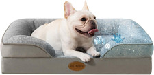 Cooling Pet Bed for Medium Dogs and Cats, Waterproof Orthopedic Dog Sofa Bed, Su