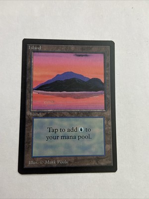 Magic The Gathering MTG beta Island(C) Beautiful Card