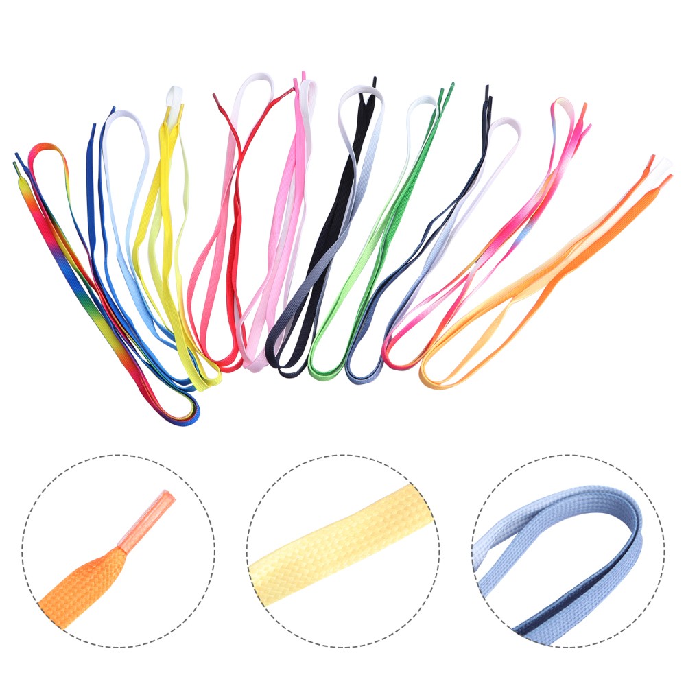 APL 11 Paia Lacci Sfumati Multifunzione Scarpe Lacci Decorativi