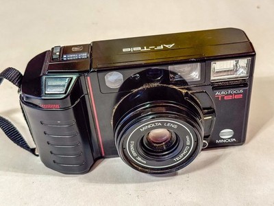 [E737] Minolta AF-Tele Film Camera Auto Focus 38-60mm zoom 35mm Film Camera