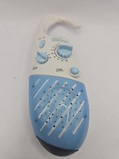 Conair SR11 Water Resistant Hang-On Shower Radio AM/FM. Working Batteries INC