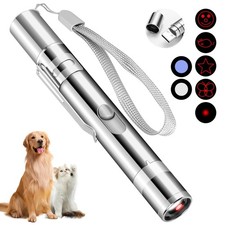 Cat Laser Pointer Toy USB Rechargeable 5 Fun Patterns
