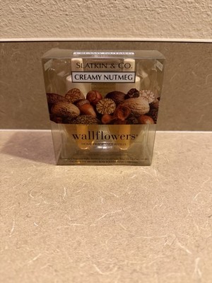 Bath & Body Works Slatkin & Co. Creamy Nutmeg Wallflower Refill Bulb Pack HTF
