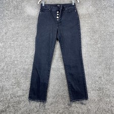 BDG Urban Outfitters Girlfriend Jeans Women's 27 Black High Rise Button Fly