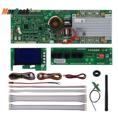 16S Smart BMS Lifepo4 Battery Protection Board 100A Peak 200A w/RS485+CAN+RS232