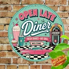 vintage_american_diner_round_wall_tin_metal_signs_u01