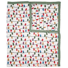 X-Large Cotton Muslin Quilt Blanket for Toddlers Adults - 60x72