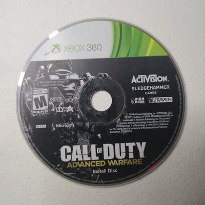Call of Duty Advanced Warfare Install Disc Xbox 360 Video Game