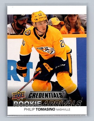 2021-22 Upper Deck Credentials - Rookie Arrivals Philip Tomasino #RA-13 (RC)