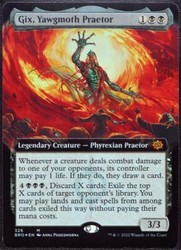 Gix, Yawgmoth Praetor (Extended Art) #326 Foil - The Brothers' War
