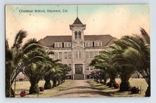 Hayward California Grammar School 1909 Postcard Posted Divided Back