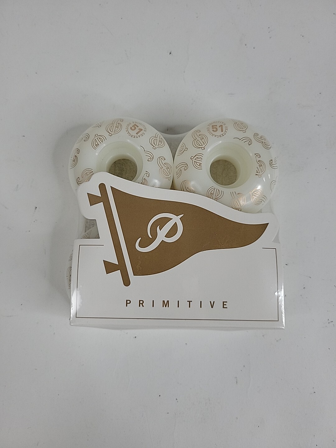 Primitive skateboard wheels 51mm white