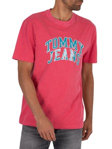 pink tommy jeans sweatshirt