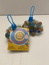 NEW Marbles 2 Pack 50 Marbles Includes 1 Shooter In Each Bag 100 Marbles Total