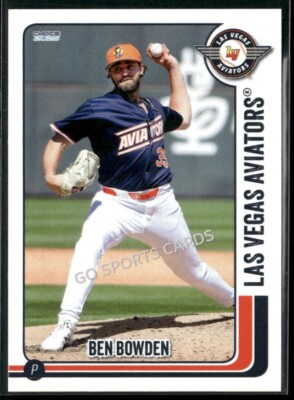 2025 Las Vegas Aviators Ben Bowden RC Rookie Athletics Minor League