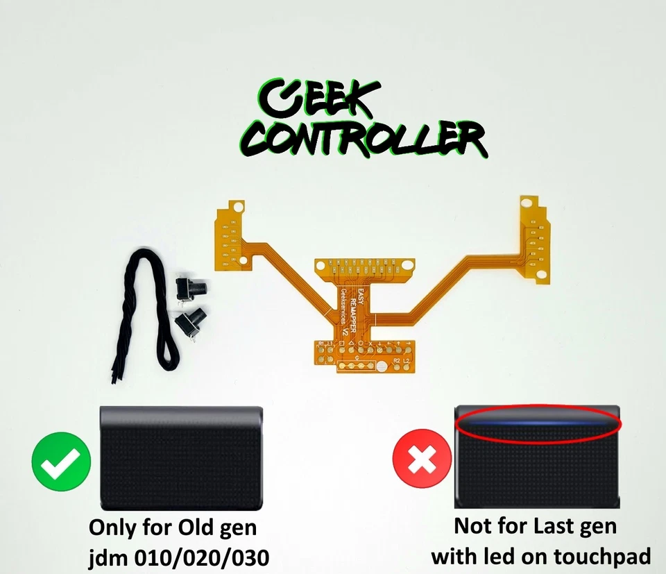 Ps4 Remap board ps4 "v1" créer votre manette type scuf guide fourni