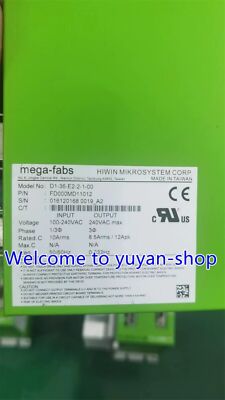 1PCS Used mega-fabs Servo Drive D1-36-E2-2-1-00 - FD000MD11012  #T10