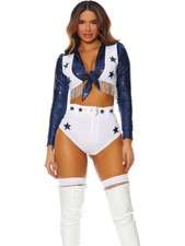 Seeing Stars Cheerleader Uniform Women's Costume