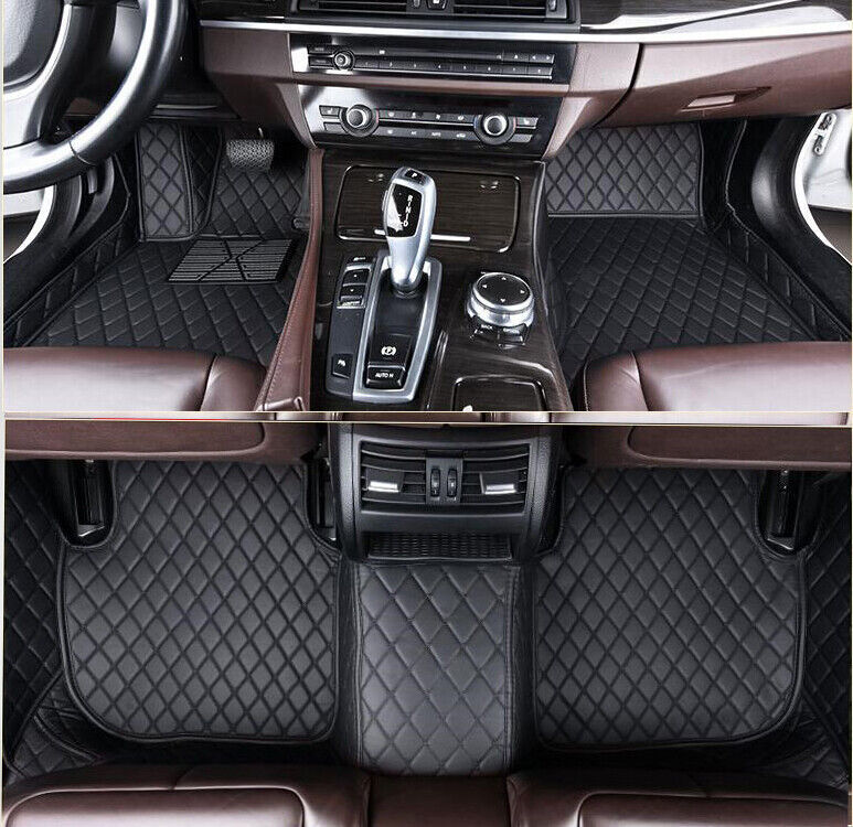 Custom Waterproof PU Leather Floor Mats For Porsche Panamera – Front & Rear Full Set