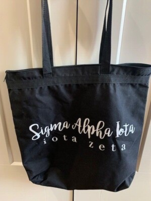 Sigma Alpha Iota Zippered Tote Bag - 18 1/2''L x 17 3/4''W