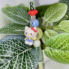 Kitty Charm Beaded Pen