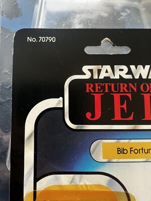Vintage Star Wars ROJI 1983 Imperial Bib Fortuna 77 Back mint