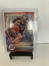 2021-22 Panini Prizm Draft Picks Red Wave Prizm Matthew Hurt Rookie