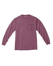 Comfort Colors C4410 Adult Heavyweight Preshrunk RS Long Sleeve Pocket T-Shirt