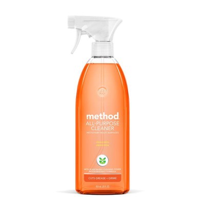 Method Clementine Scent All Purpose Cleaner Liquid 28 oz (8-PACK)