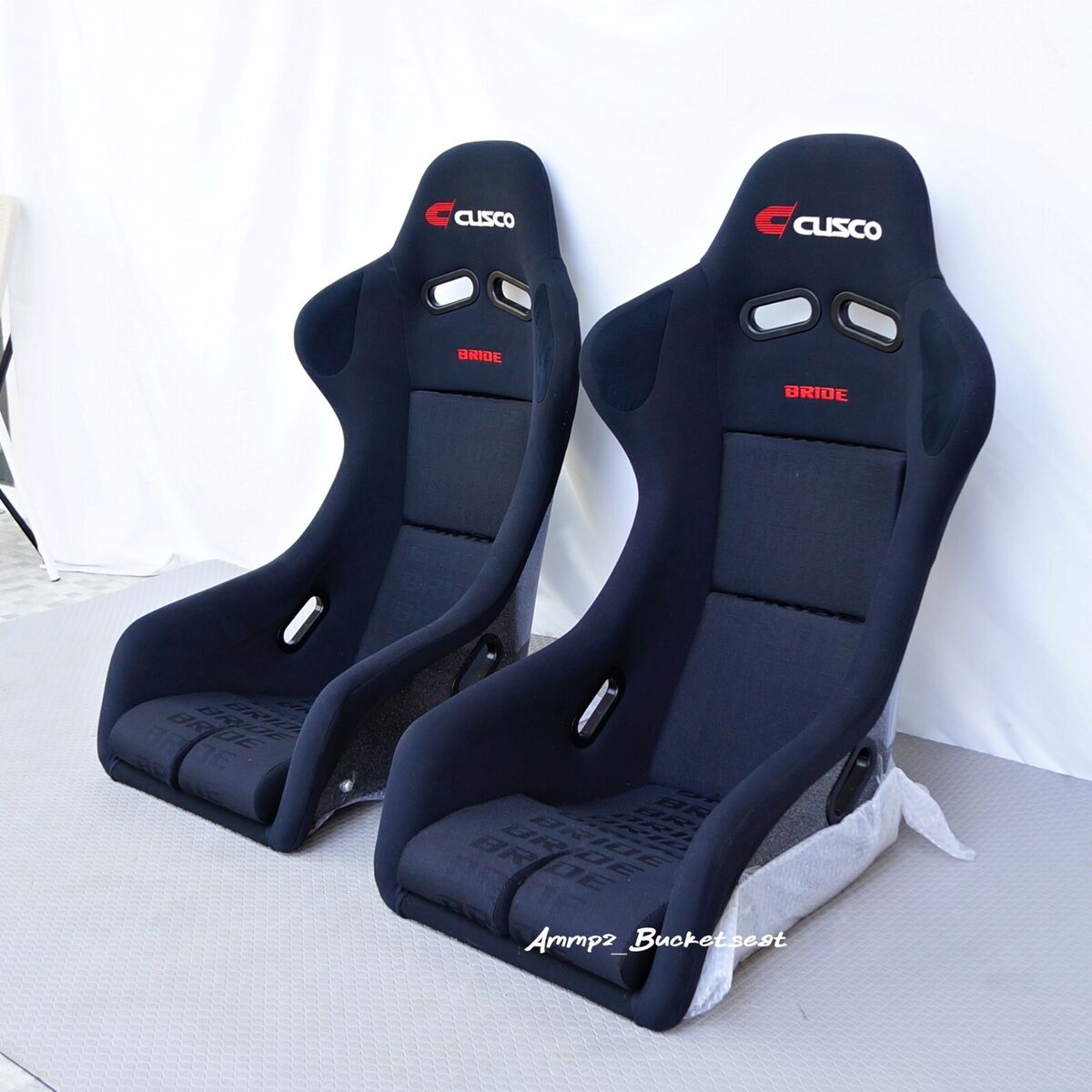 Bride ZETA III x CUSCO Bucket Seat With Headrest | Black Bride ZETA III x CUSCO Bucket Seat With Headrest | Black