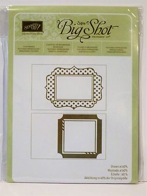 Stampin Up FUN FRAMES Textured impressions NEW Embossing Folders | eBay