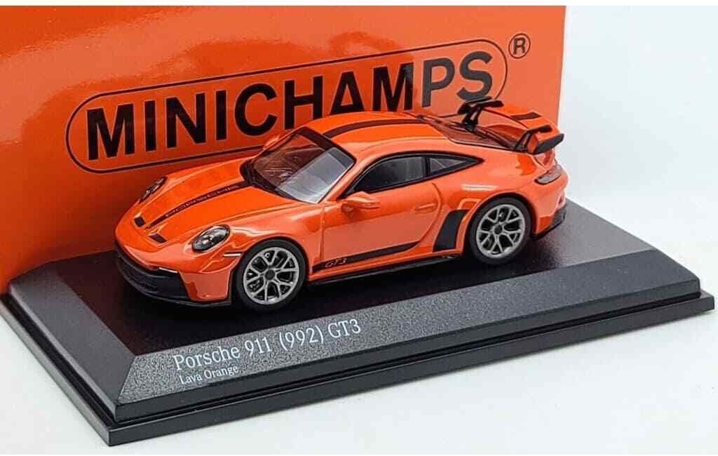 Minichamps 1/64 Porsche 911 GT3 (992) 2021 Lava Orange | eBay