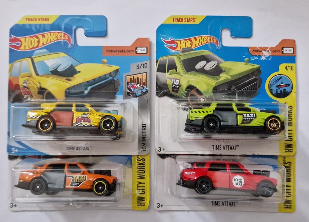 Hot Wheels Time Attaxi Bundle X 4 Cars