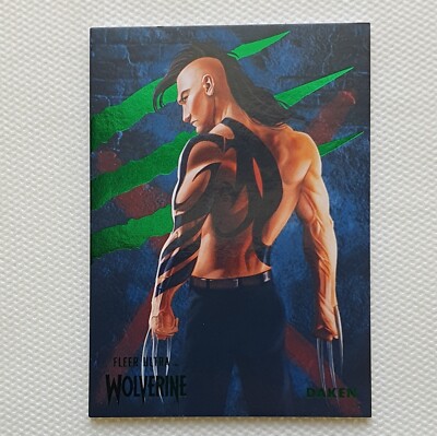 2023 Fleer Ultra Wolverine Green Foil Daken #48 2pv