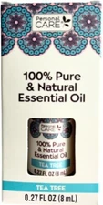 Personal Care Pure Tea Tree Essential Oil, 0.27 Fl Oz