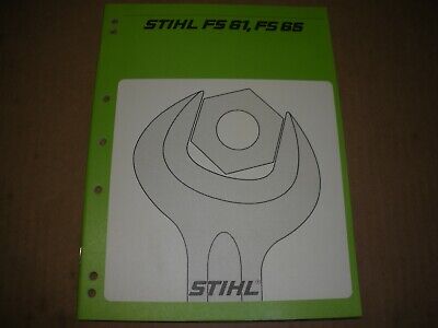 Stihl trimmer manual ,Stihl FS 61,FS 65 trimmer service manual | eBay