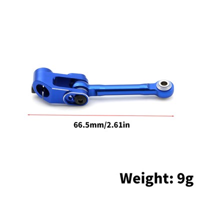 Alu-Servolenkungsstange Für Traxxas UDR 1/7 – Integriertes Design, Blaue Stahlkugelgelenke