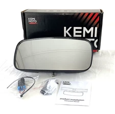Convex Rearview Mirror 4” x 10.5” KEMI MOTO ATV, Yacht, UTV, Superbike, NIB
