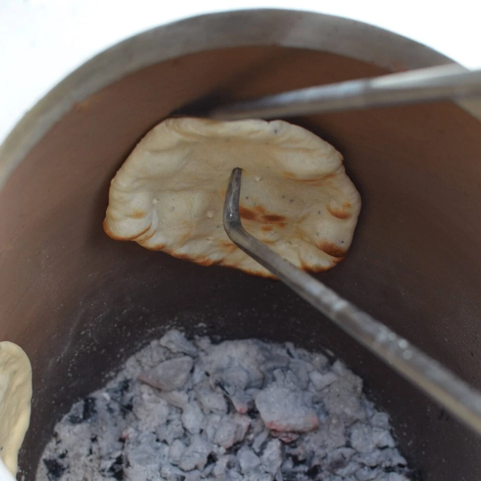 Tandoori Naan Hook and Scraper - Naan Rods - Naan Skewers - Naan Sticks - Image 3 of 4