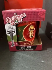 A Christmas Story Leg Lamp Spinner Mug 12oz Brand New in Box