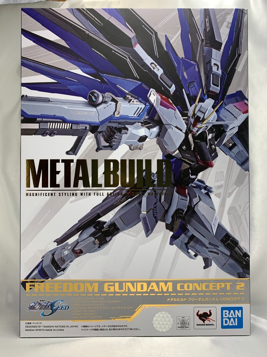 BANDAI Japan METAL BUILD Gundam SEED Freedom Gundam CONCEPT 2 PVC