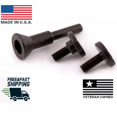 USA Made 3 Pc Metal Cut Off Wheel Disc Mandrel Arbor 1/4'' Shank Stem Die Grinder
