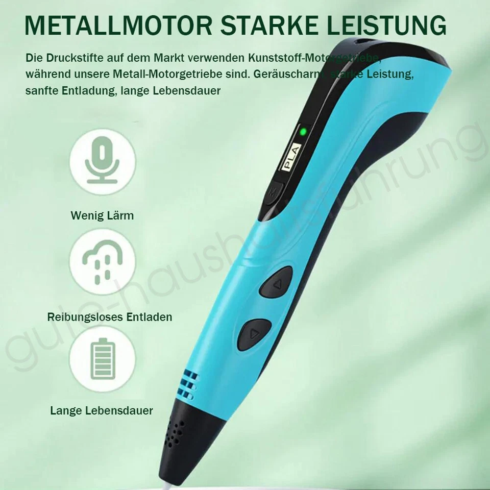 3D Printing Pen 3D Druckstift 3D Stifte Set PLA Filament 3D Drucker Stift Kinder - Bild 3 von 4